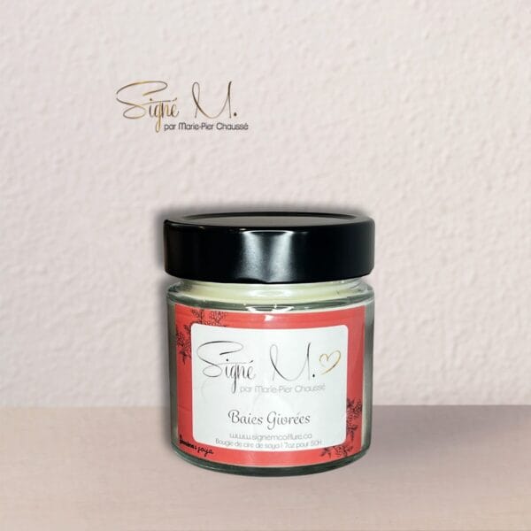 Bougie Signé M | Baies Givrées