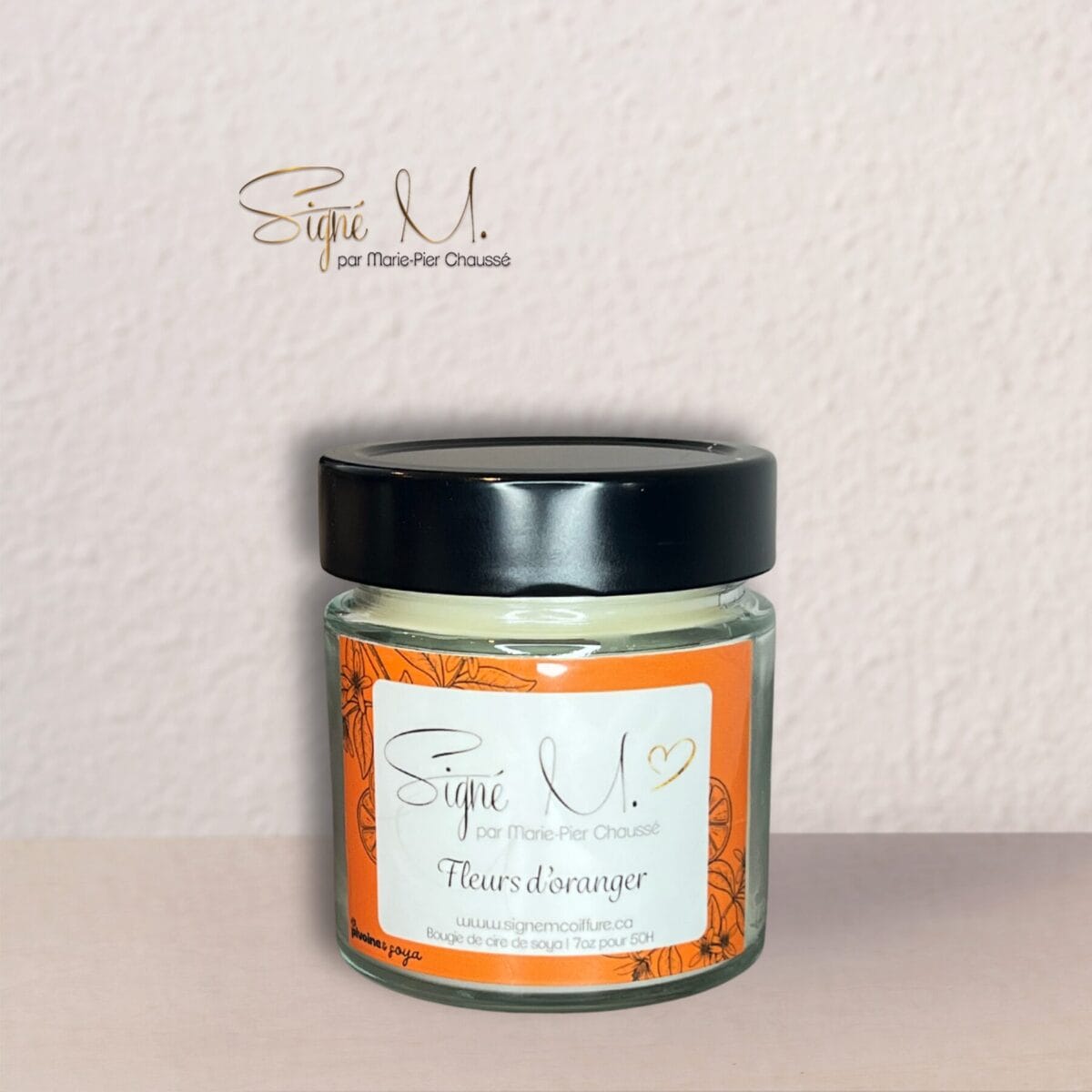 Bougie Signé M | Fleurs d'oranger